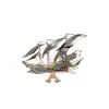  3D puzzle, Pirate Ship Sparrow's Maritime Adventures, Zöld, HC, Fa, 518 részes