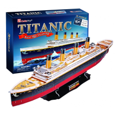 3D puzzle Titanic hajó modell puzzle, kirakós