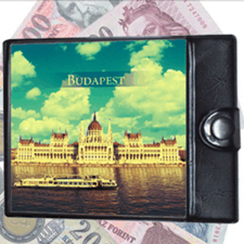 3D retro pénztárca - Budapest Parlament pénztárca