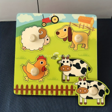 3D-s Fa puzzle játékok puzzle, kirakós