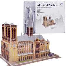 3D-s puzzle Notre-Dame katedrális 77 darabos térrejtvény Párizs ZA5402 puzzle, kirakós