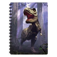 3D spirálos állatkerti jegyzetfüzet "LiveLife - T-rex jelenet" füzet