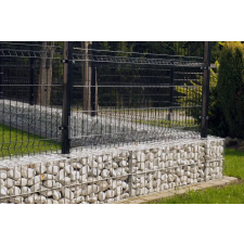  3D táblás kerítés M=1230 mm Antracit kerti bútor