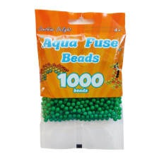  3D vizes gyöngy utántöltő -Aqua Beads 1000 db-os Zöld kreatív és készségfejlesztő