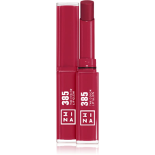 3INA The Color Lip Glow hidratáló rúzs fénnyel árnyalat 385 - Wild, berry pink 1,6 g rúzs, szájfény