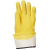 3M 3801 MÁRTOTT SÁRGA LATEX, CSÚSZÁSBIZTOS munkavédelmi kesztyű, SZELLŐZŐ KÉZHÁT