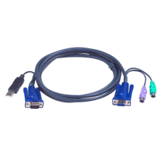 3M ATEN KVM Console kábel PS/2 - USB 3m (2L-5503UP) kábel és adapter