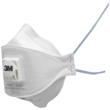 3M Aura 9322+ részecskeszűrő félálarc FFP2 D, szelepes, 10 db (9322+10) tisztító- és takarítószer, higiénia