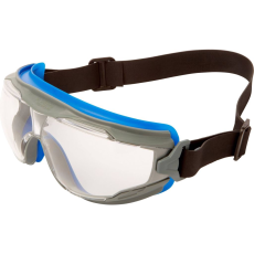 3M GoggleGear GG501NSGAF-BLU teljes védőszemüveg, párásodásmentes, kék-szürke (GG501NSGAF-BLU)