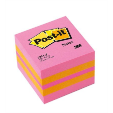 3M Post-it 51x51mm öntapadó jegyzettömb (400 lap) - Rózsaszín (FT510091737) jegyzettömb
