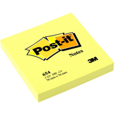 3M Post-it 76x76mm öntapadó jegyzettömb (100 lap) - Sárga (FT510060518) jegyzettömb