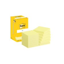 3M Postit 76x76mm öntapadó jegyzettömb - Sárga (12 x 100 lap / tömb) (7100290160) post-it