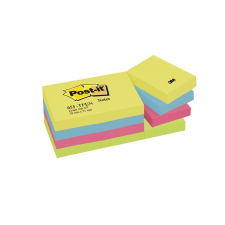 3M POSTIT Öntapadó jegyzettömb, 38x51 mm, 100 lap, , energikus színek jegyzettömb