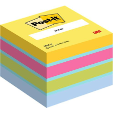 3M POSTIT Öntapadó jegyzettömb, 51x51 mm, 400 lap, 3M POSTIT, ultra színek post-it