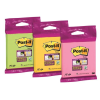 3M POSTIT Öntapadó jegyzettömb, 76×76 mm, 75 lap,  "Super Sticky", vegyes