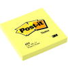 3M POSTIT Öntapadó jegyzettömb, 76x76 mm, 100 lap, 3M POSTIT, sárga