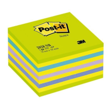 3M POSTIT Öntapadó jegyzettömb, 76x76 mm, 450 lap, , lollipop zöld jegyzettömb
