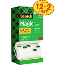 3M Scotch Magic 810 írható ragasztószalag csomag 19mmx33m (7100026965) (3m7100026965) ragasztószalag