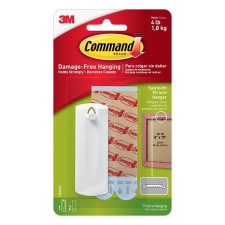 3M Scotch Műanyag képkeret akasztó, 3M SCOTCH "Command", 3db/bliszt barkácsolás, csiszolás, rögzítés