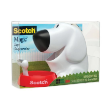 3M Scotch Ragasztószalag-adagoló, asztali, feltöltött, 3M SCOTCH "C31", kutya ragasztószalag