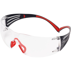 3M SecureFit SF401SGAF-RED védőszemüveg, párásodásmentes, karcálló, piros-szürke (SF401SGAF-RED)