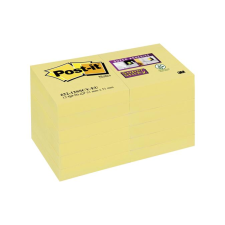 3M Super Sticky 48x48mm öntapadó jegyzettömb (1080 lap) - Sárga (70005258978) jegyzettömb