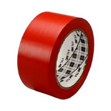 3M ™ Univerzális jelölő PVC ragasztószalag, 764i, piros, 50 mm×33 m ragasztószalag