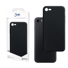 3MK Apple iPhone SE(2020)/SE(2022) Szilikon Tok - Fekete (3M003757) tok és táska