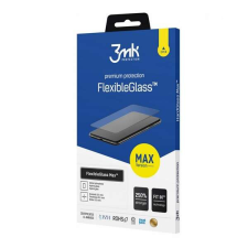 3MK FLEXIBLE GLASS MAX képernyővédő üveg (2.5D, flexibilis, lekerekített szél, ultravékony, 0.2mm... mobiltelefon kellék