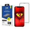 3MK FlexibleGlass Max iPhone 12/12 Pro 6,1" fekete, hibrid üveg képernyővédő fólia megerősített élekkel