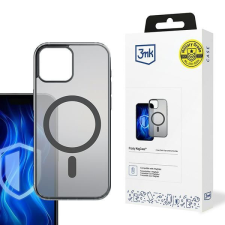 3MK Frosty MagCase tok iPhone 12 Pro Max - fekete tok és táska