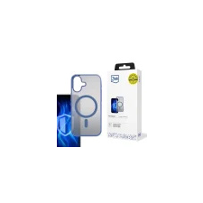 3MK Frosty MagCase tok iPhone 16 - kék tok és táska