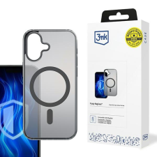 3MK Frosty MagCase tok iPhone 16 Plus - fekete tok és táska