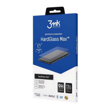 3MK HARD GLASS MAX képernyővédő üveg (3D, tok barát, 9H) FEKETE mobiltelefon kellék