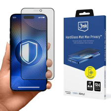 3MK HardGlass Matt Max Privacy betekintésvédett edzett üveg iPhone 15 Pro Max mobiltelefon kellék
