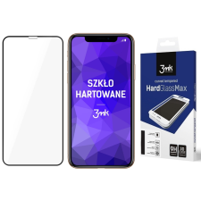 3MK Hardglass Max Apple iPhone 11 Edzett üveg kijelzővédő - Fekete (MAXGLAIPXIRBL) mobiltelefon kellék