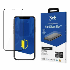 3MK HardGlass Max iPhone Xr fekete teljes képernyős üveg kijelzővédő fólia mobiltelefon kellék