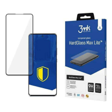 3MK HardGlass Max Lite Motorola Edge 30 Fusion fekete teljes képernyős üveg Lite kijelzővédő fólia mobiltelefon kellék