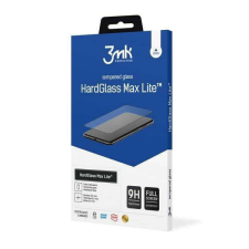 3MK HardGlass Max Lite Samsung A14 fekete, teljes képernyős üveg Lite kijelzővédő fólia mobiltelefon kellék