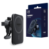 3MK Hardy MagSafe Mobiltelefon autós tartó/töltő - Fekete (5903108497398)