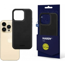 3MK Hardy Silky Leather MagCase tok Apple iPhone 14 Pro fekete (5903108548434) tok és táska