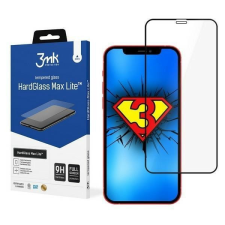 3MK HG Max Lite iPhone 12 / iPhone 12 Pro 6,1&quot; fekete üvegfólia mobiltelefon kellék