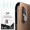 3MK HybridGlass FlexibleGlass Apple iPhone XS kamera védő üveg (4db) (3M001133)