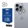 3MK Lens Pro Full Cover kamera lencse védő edzett üveg iPhone 16 Pro/ 16 Pro Max