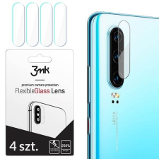 3MK Lens Protect Samsung A505 A50, 4db hibrid üveg kamera védőfólia mobiltelefon kellék