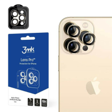 3MK Lens Protection Pro iPhone 14 Pro / 14 Pro Max arany kamera védőfólia rögzítőkerettel mobiltelefon kellék