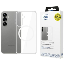 3MK MagCase MagSafe-kompatibilis tok Samsung Galaxy S25 Plus - átlátszó tok és táska