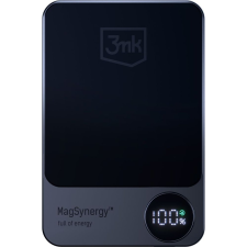 3MK MagSynergy Lítium-polimer (LiPo) 5000 mAh Vezeték nélkül tölthető Fekete (5903108552486) power bank