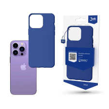 3MK Matt Case Apple iPhone 14 Pro Szilikon Tok - Áfonyakék tok és táska