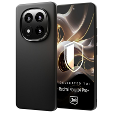 3MK Matt tok Redmi Note 14 Pro+fekete tok és táska